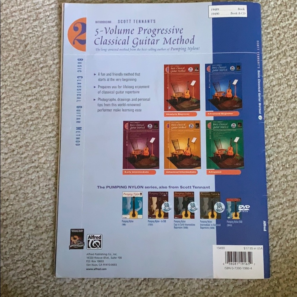 Basic Classical Guitar Method book - Picture 2 of 3